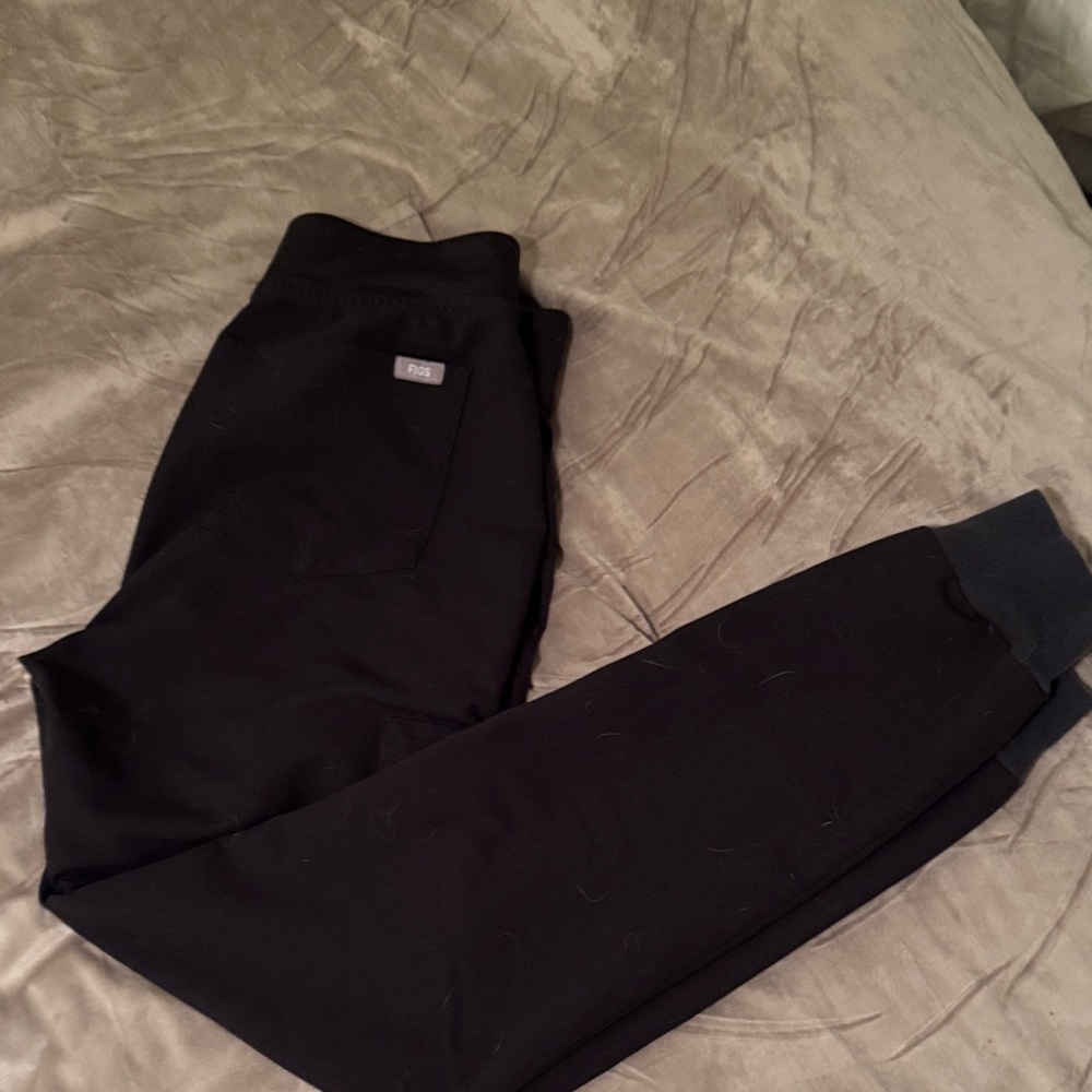 Figs scrubs Black Jogger Pants